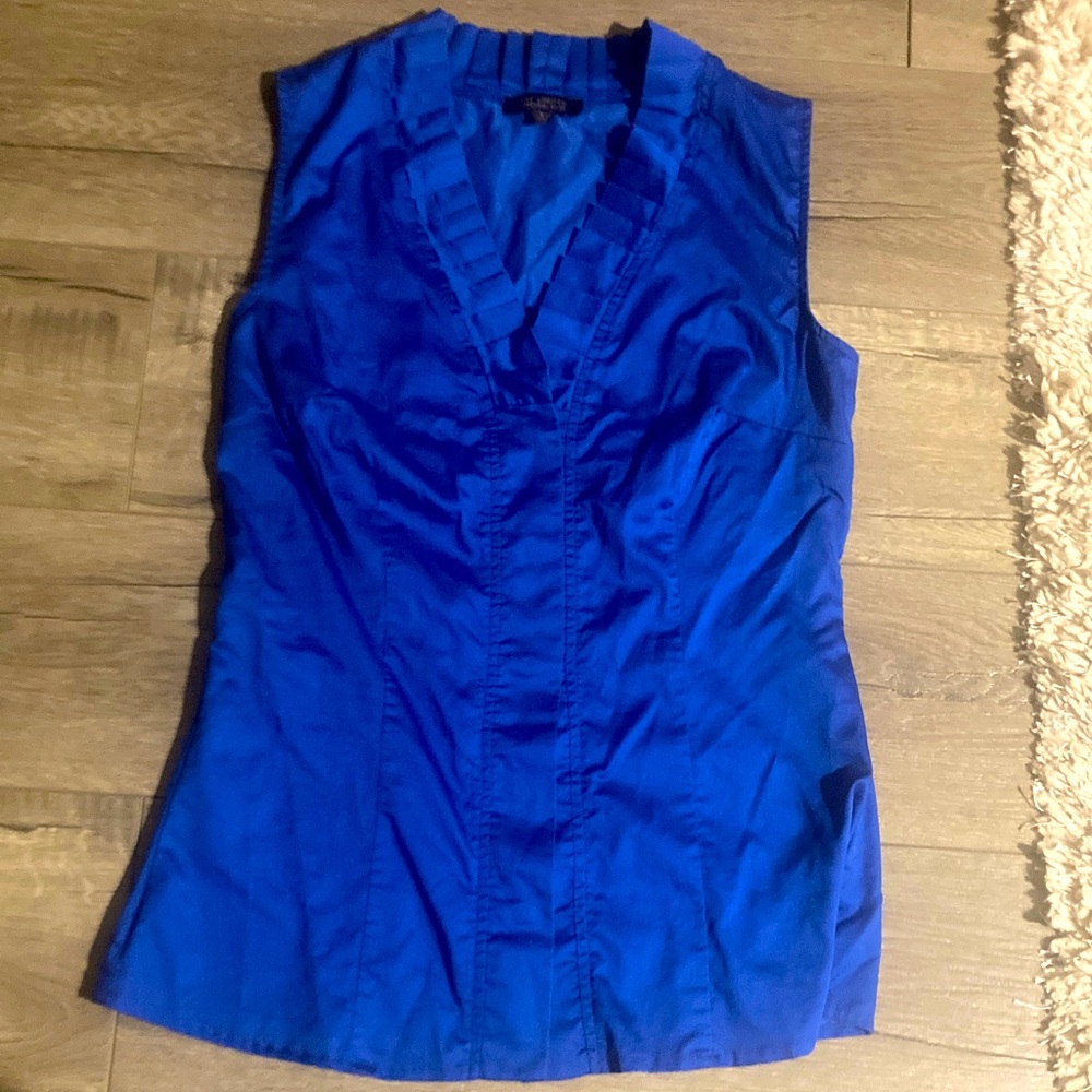 The Limited Royal Blue Sleeveless Blouse